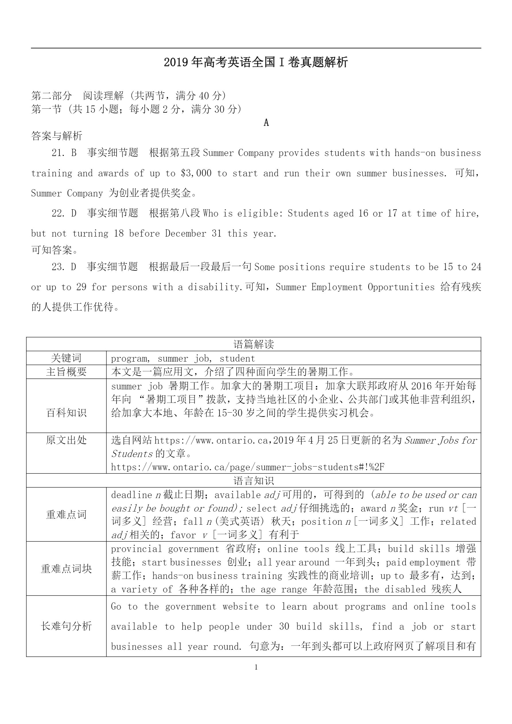 【维克多英语】2019年全国I卷高考英语试题答案与解析.pdf_P1_it365.abctool.info_it365 PDF转换图片程序.jpg